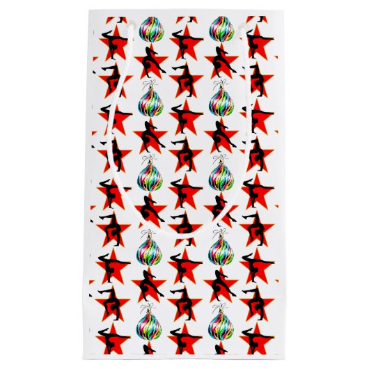 PRETTIGE FEESTDAGEN TURNEN KERSTCADEAUS KLEIN CADEAUZAKJE (Voorkant)