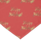 prettige feestdagen Typografische Patroon Elegant  Tafelkleed (Gekanteld)