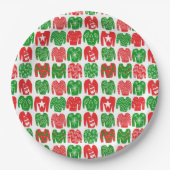 Prettige feestdagen Ugly Christmas Sweater Schatti Papieren Bordje (Voorkant)