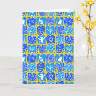 prettige feestdagen Ugly Hannukah Sweater Kaart