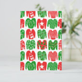 prettige feestdagen Ugly KerstSweater Kaart (Staand voorkant)