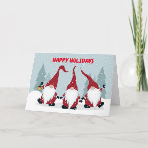 **PRETTIGE FEESTDAGEN** UIT DE MERRIEST VAN GNOMES FEESTDAGEN KAART