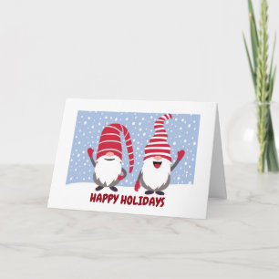 **PRETTIGE FEESTDAGEN** UIT DE MERRIEST VAN GNOMES FEESTDAGEN KAART