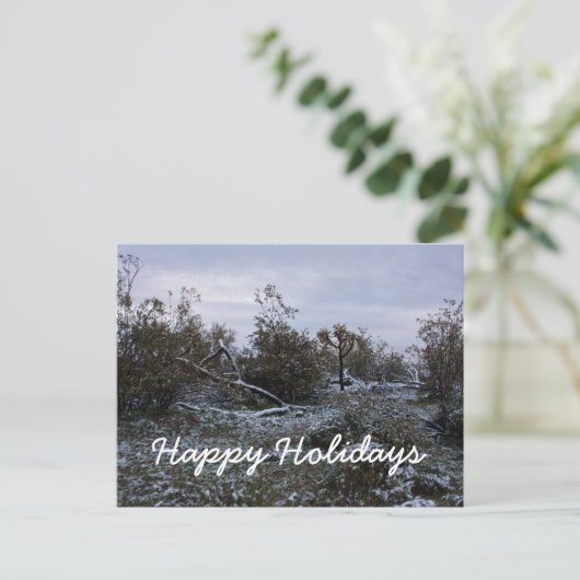 Prettige feestdagen uit de woestijn (Staand voorkant)