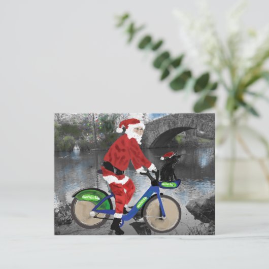 prettige feestdagen uit New York (Staand voorkant)