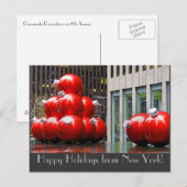 prettige feestdagen uit New York Briefkaart (Voorkant / Achterkant)