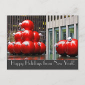 prettige feestdagen uit New York Briefkaart (Voorkant)