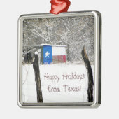 prettige feestdagen uit Texas Metalen Ornament (Links)