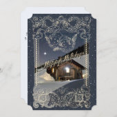 prettige feestdagen - Uitnodiging Kaart (Voorkant / Achterkant)