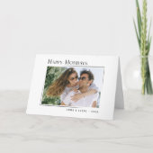 Prettige feestdagen Unieke moderne minimale stijlf (Voorkant)