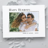 Prettige feestdagen Unieke moderne minimale stijlf