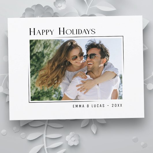 Prettige feestdagen Unieke moderne minimale stijlf