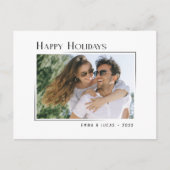 Prettige feestdagen Unieke moderne minimale stijlf (Voorkant)