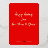 prettige feestdagen uw en uw prachtige boomster (Achterkant)