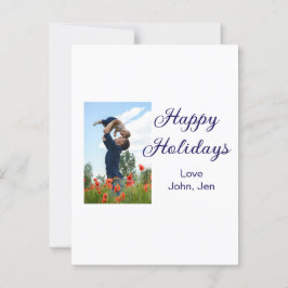 Prettige feestdagen vader zoon kerstcadeaus m briefkaart