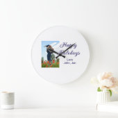 Prettige feestdagen vader zoon kerstcadeaus m grote klok (Huis)