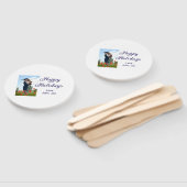 Prettige feestdagen vader zoon kerstcadeaus m handwaaier (Niet-gemonteerd)