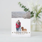 PRETTIGE FEESTDAGEN €? | VAKANTIE FOTO BRIEFKAART (Staand voorkant)