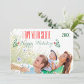 Prettige feestdagen Vakantie hebben je verkopers Feestdagenkaart (Staand voorkant)