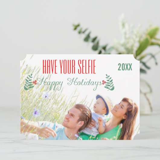 Prettige feestdagen Vakantie hebben je verkopers Feestdagenkaart (Staand voorkant)