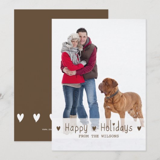 PRETTIGE FEESTDAGEN €? | VAKANTIEFOTOKAART FEESTDAGENKAART (Voorkant / Achterkant)