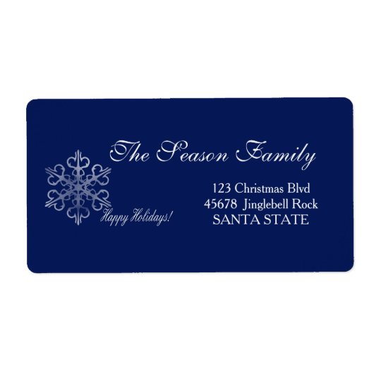 prettige feestdagen vakantielabel etiket (Voorkant)