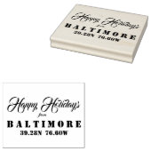 Prettige feestdagen van Baltimore Rubberstempel (Gestempeld)