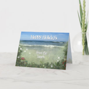 prettige feestdagen van de Beach