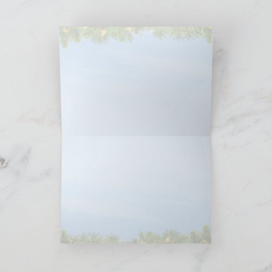 prettige feestdagen van de Beach Kaart (Binnen)