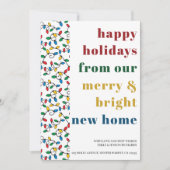 prettige feestdagen van de Nieuwe Lichten van het  Aankondiging (Voorkant)