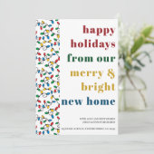 prettige feestdagen van de Nieuwe Lichten van het  Aankondiging (Staand voorkant)