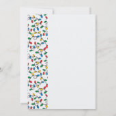 prettige feestdagen van de Nieuwe Lichten van het  Aankondiging (Achterkant)