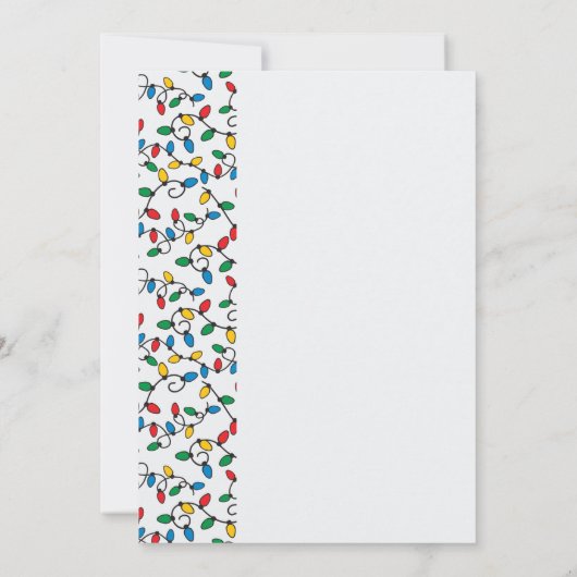 prettige feestdagen van de Nieuwe Lichten van het  Aankondiging (Achterkant)