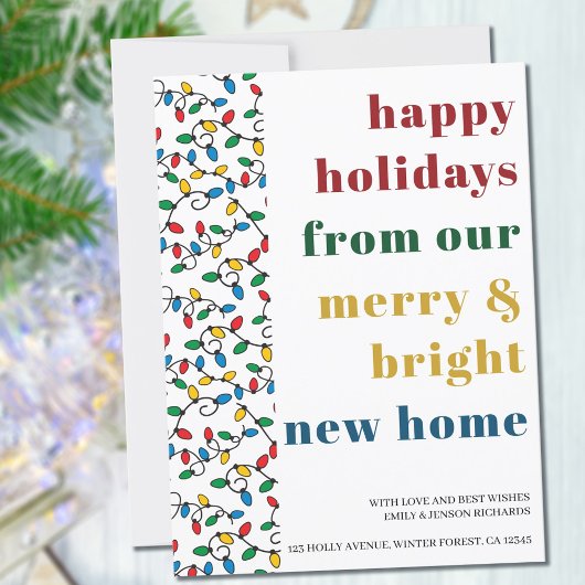 prettige feestdagen van de Nieuwe Lichten van het  Aankondiging