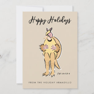 Prettige feestdagen Van de Vakantie Armadillo Feestdagenkaart