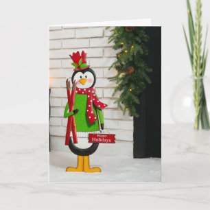 prettige feestdagen **VAN ÉÉN KOELE PENQUIN** Kaart