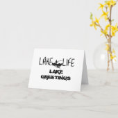 prettige feestdagen ** VAN HET ETIKET** KAART (Gele Bloem)