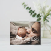 prettige feestdagen van het Kunstdecanuscript van  Briefkaart (Staand voorkant)