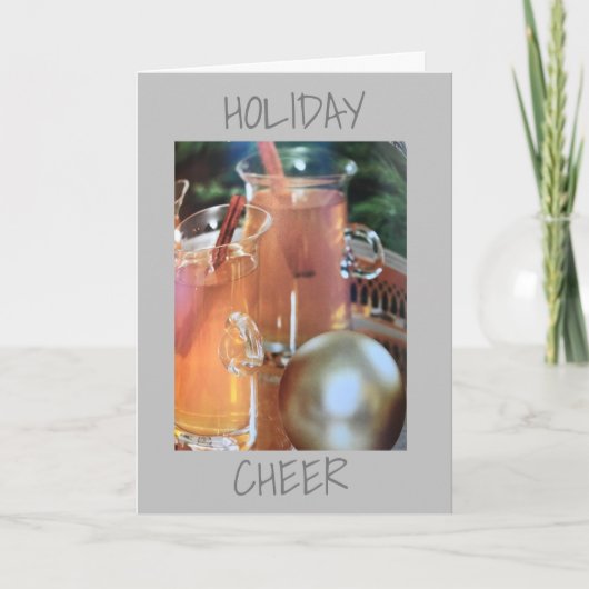 *** PRETTIGE FEESTDAGEN van ons huis naar jullie** Kaart (Voorkant)