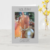 *** PRETTIGE FEESTDAGEN van ons huis naar jullie** Kaart (Gele Bloem)