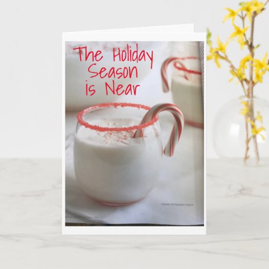 *** PRETTIGE FEESTDAGEN van ons huis naar jullie** Kaart (Gele Bloem)