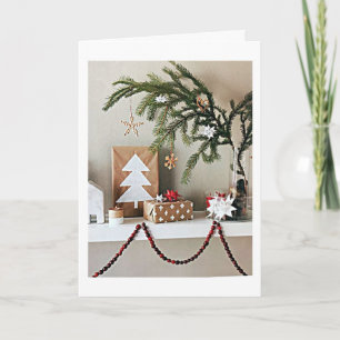 *** PRETTIGE FEESTDAGEN van ons huis naar jullie** Kaart