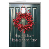 prettige feestdagen van ons nieuwe thuis (Voorkant)
