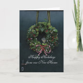 prettige feestdagen van ons nieuwe thuis kaart (Voorkant)