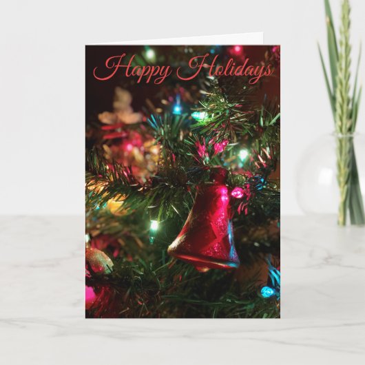 prettige feestdagen van ons tot uw kaart (Voorkant)