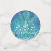 prettige feestdagen van onze familie confetti (Kleine voorkant)