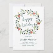 prettige feestdagen van onze New Home Kerstmis Wre Kaart (Voorkant)