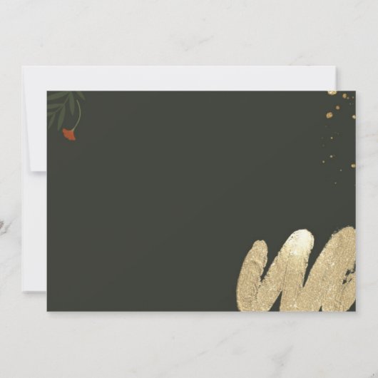 Prettige feestdagen Van onze nieuwe thuis Aankondiging (Achterkant)