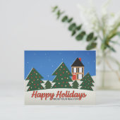 Prettige feestdagen Van Realtor (Staand voorkant)