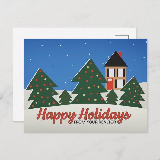 Prettige feestdagen Van Realtor (Voorkant / Achterkant)